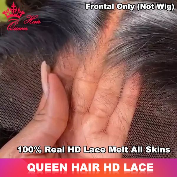 Парики шнурка Queen Hair Real HD Full 13x6 13x4 Фронтальная часть Необнаружимое невидимое кружево из расплавленной кожи 4x4 5x5 6x6 7x7 Закрытие Необработанные человеческие прямые волосы 230901