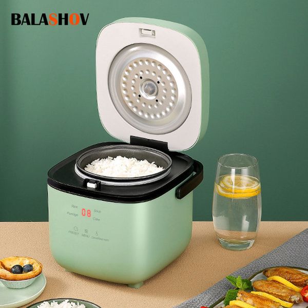 Fogão Térmico Mini Arroz Elétrico Inteligente Automático Cozinha Doméstica 12 Pessoas Pequeno Aquecedor de Alimentos Vapor 12L 230901