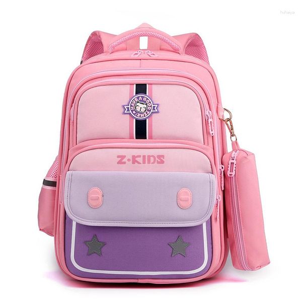 Zaino Moda Cartone animato Studenti carini Zaino impermeabile leggero di grande capacità per ragazze Ragazzi Zaini per bambini Borsa da scuola