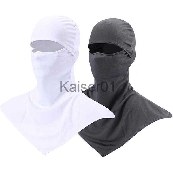 Ciclismo Caps Máscaras Balaclava Face Cobrindo Verão Balaclava Proteção Solar Longo Pescoço Capa Homens Mulheres Ciclismo Motocicleta Pesca Esqui Máscara X0904