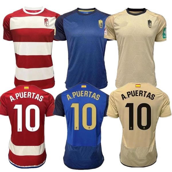 2023 Granada CF camisas de futebol CALLEJON A.PUERTAS SORO UZUNI 23 24 Granada Jesus Vallejo Shon Weissman F.DIEDHIOU C.NEVA BRYAN BICARD camisas de futebol