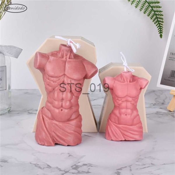 Altri articoli per la salute e la bellezza Due dimensioni Muscolo umano Stampo per candela in silicone Grembiule Forma Strumento per il corpo Fai da te fatto a mano 3D Stereo Fare candela Decorazione per arredamento in cristallo x0904