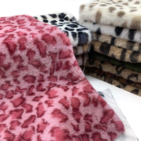 Tessuto 19 Stili 25*45 cm Leopardo Pelliccia Artificiale Tessuto Per Artigianato Fatto A Mano Borsa di Abbigliamento Accessori Per Capelli Materiali Quilting FAI DA TE 230904