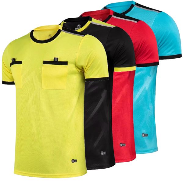 Altri articoli sportivi maglie da calcio 2223 Maglia da calcio da uomo professionale Set da arbitro di calcio Uniforme da allenamento per adulti manica corta Maglia da squadra per piedi 230905