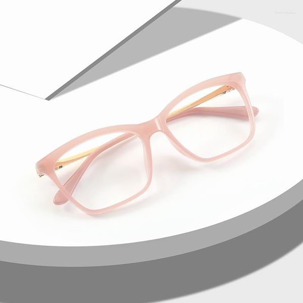 Güneş Gözlüğü Çerçeveleri Kadınlar ve Erkekler İçin Gözlükler TR90 Alaşım Çok Renkli Mevcut Moda Çok Yönlü Renk Kaybı Gözlük Yok