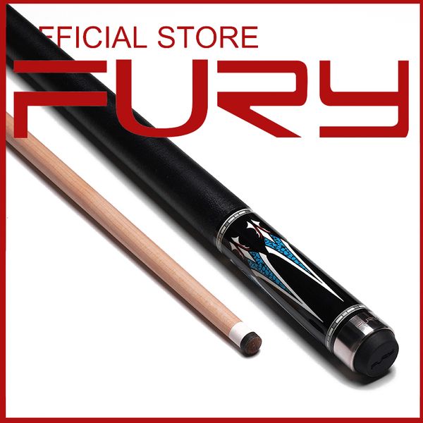 Tacos de bilhar Chegada Fury Pool Cue AWP Series American Maple Shaft Ocean Blue Tec Decal Linen Wrap 58'' Alta Qualidade Taco De Billar 230901