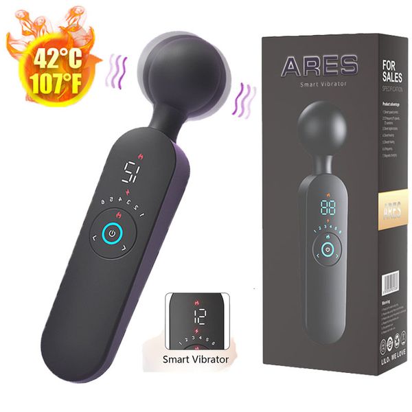 Vibratori 72 velocità Ares AV vibratore femminile seconda vagina clitoride punto G KWD stimolatore dispositivo di masturbazione riscaldato giocattoli sessuali per donne 230904