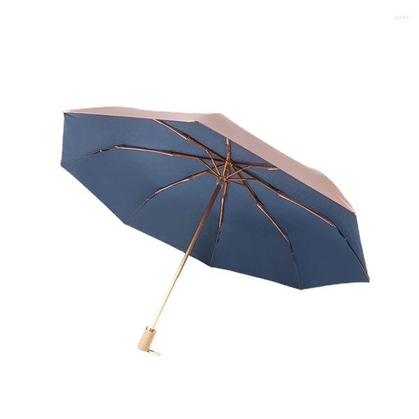 Paraguas Ight Sun Umbrella Mujer Anti Uv Sombrilla Moda Alta Calidad Hombre Negocios Protección Radiológica Lluvia O Sol Equipo De Lluvia