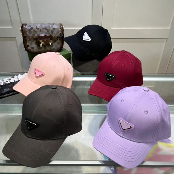 Street Baseball Cap Fashion Hat Designer für Damen Herren Sport Caps P Fitted Hats Casquette Sommer Eimer Hut verstellbar Snapback rosa