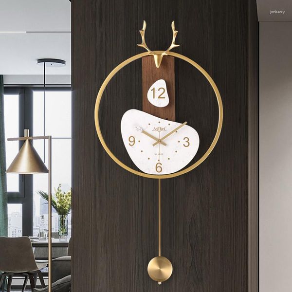 Orologi da parete Orologio 3D in legno Design moderno Nordic Breve Soggiorno Decorazione Cucina Arte Orologio cavo Decorazioni per la casa Retro