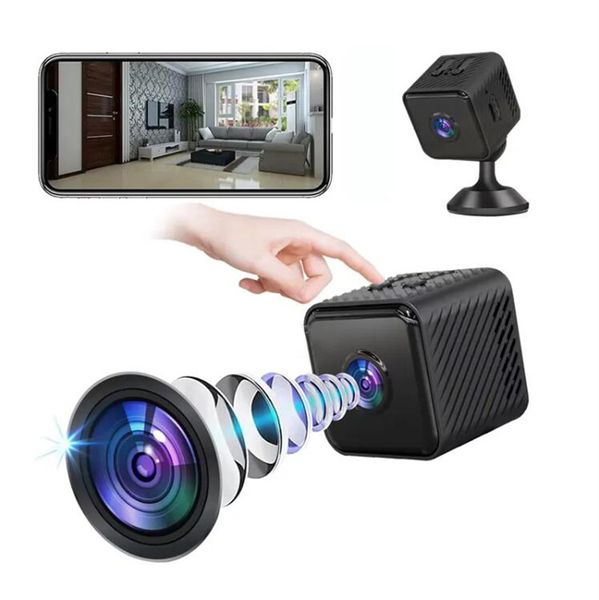 Neue X2 Mini-Kamera 1080P WiFi IP-Kamera Infrarot-Nachtsicht Bewegungserkennung Indoor Home Security Kleine drahtlose Überwachungs-Camcorder-Kamera