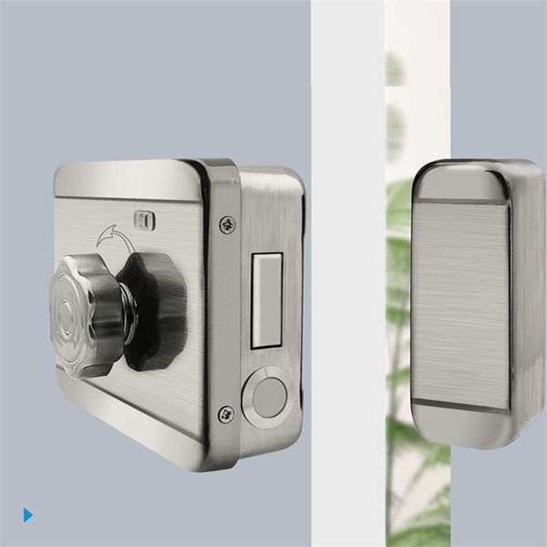 Fechaduras de porta com impressão digital eletrônica inteligente Fechadura de porta elétrica Motise com suporte para cartão IC Tuya App para portão de aço inoxidável de ferro de madeira HKD230903