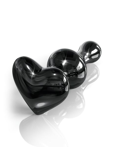 Vibratörler kalp pembe siyah büyük kristal cam büyük anal boncuklar popo fişi yapay penis sahte penis seks oyuncak kadınlar 230901