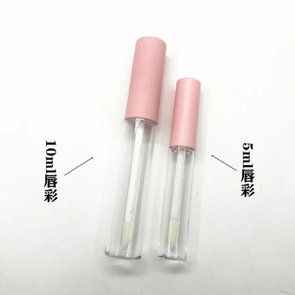 wholesale Tubo per mascara vuoto da 5 ML 10 ML Tubi per ciglia rosa con bacchetta per pennello Bottiglie per contenitori per crema per ciglia con inserti in gomma Ricaricabili ZZ