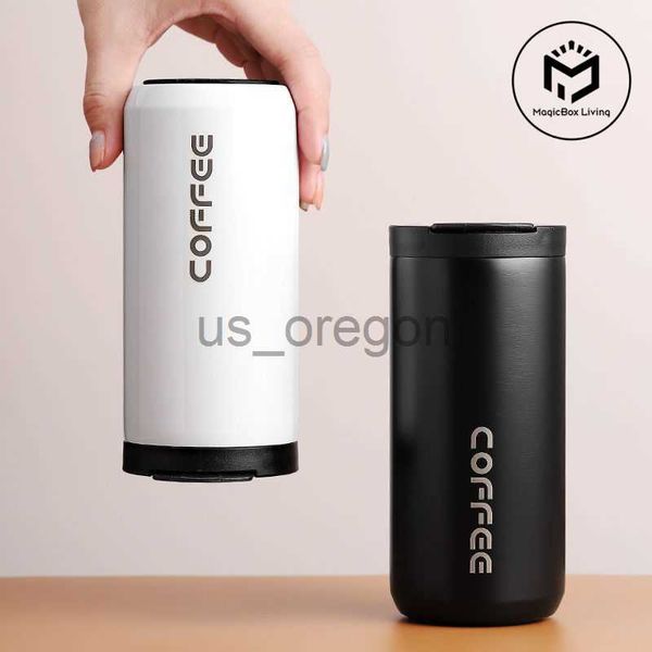 Thermos 350ml500ml Tazza in acciaio inossidabile 304 per tè al latte Tazza da caffè Thermos a prova di perdite Tazza termica da viaggio Thermosmug Bottiglia d'acqua per regali x0904