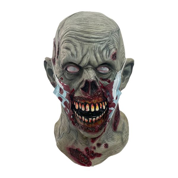 Maschere per feste Halloween Zombie Copricapo Accessori per costumi horror Cosplay per travestimento 230901