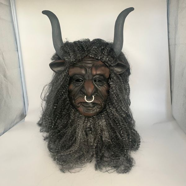 Maschere per feste 2023 Maschera Bull Demon King Halloween divertente cos grande conversazione Viaggio in Occidente Copricapo Stephen Chow 230901