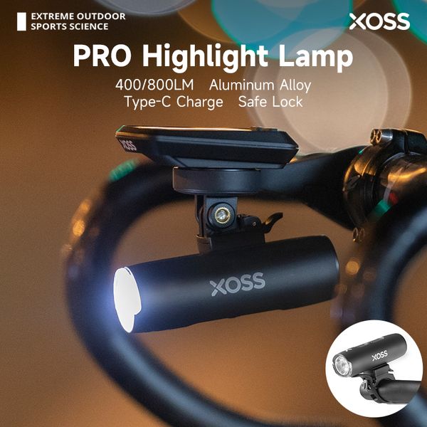 Luzes de bicicleta XOSS Bike Light Farol 400/800/1500 Lm À Prova D 'Água USB Recarregável MTB Front Lamp Head Lights Bicicleta Flash Tocha 230904