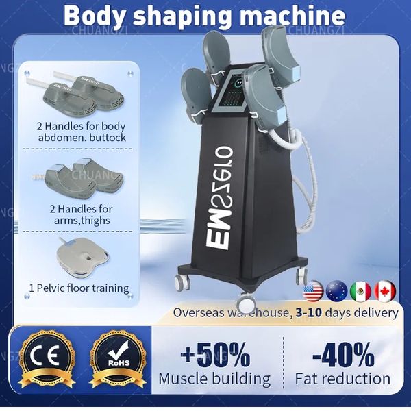 Emszero 14 Tesla Stimolare i muscoli Emslim Neo Macchina dimagrante Body Sculpting EMS Hi-emt 4/5 Maniglie e bacino