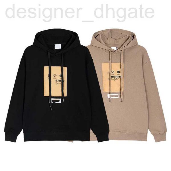 Felpe con cappuccio da uomo Felpe firmate La versione corretta del maglione patch da uomo, indumento superiore sciolto con cappuccio, felpa con cappuccio femminile, marchio di moda stella di alta qualità