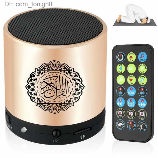 Alto-falantes portáteis Alto-falante Bluetooth Alcorão Alcorão Recitador Alto-falantes muçulmanos Suporte 8GB FM MP3 TF Cartão Rádio Controle Remoto 15Idiomas de tradução Q230905