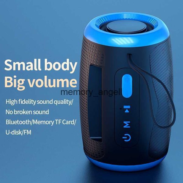 Altoparlanti portatili Altoparlante Bluetooth portatile Esterno impermeabile senza fili TWS Radio Colonna Box Altoparlante Supporto TF card Stereo 3D Hi-Fi Lettore musicale HKD230904