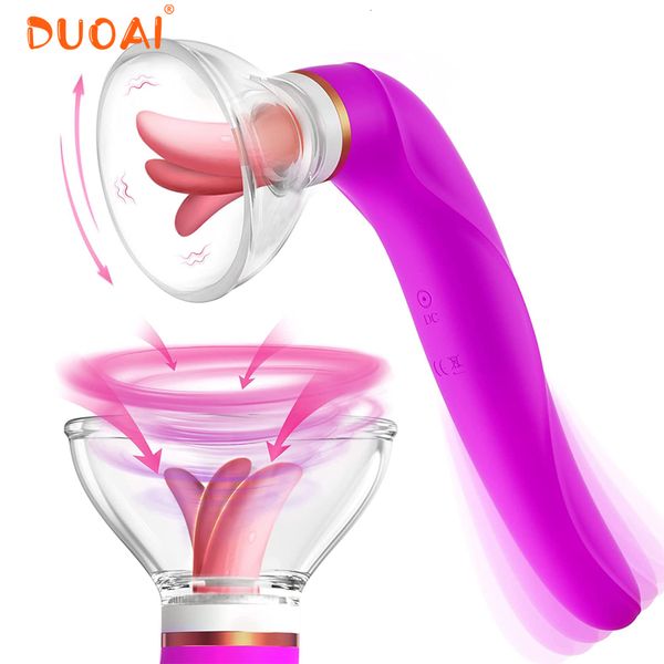 Vibratoren Muschi saugen Dildo Vibrator Sexspielzeug für Frau Zunge lecken Klitoris Stimulator Nippel Masturbator Massagegerät 230904