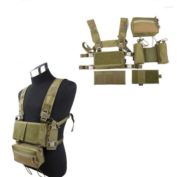 Jagdjacken Taktische leichte Weste Anzug SS Militry CS Brust hängend 500D Cordura