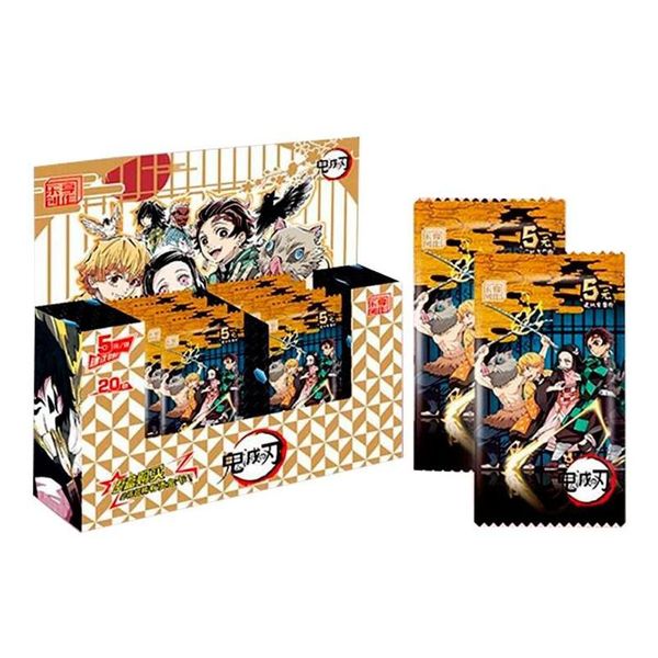 Demon Slayer Blade Card Flash Ssp Kamado Tanjirou Nezuko Periférico Ur Coleção Rara Presente de Natal 220720 Drop Delivery Dhept