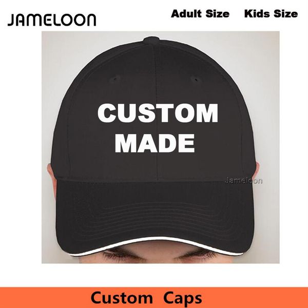 Benutzerdefinierte Snapback-Kappen. Personalisieren Sie schwarze Hüte in Erwachsenen- oder Kindergröße mit Ihrer eigenen gestickten Logo-Text-Cap2875