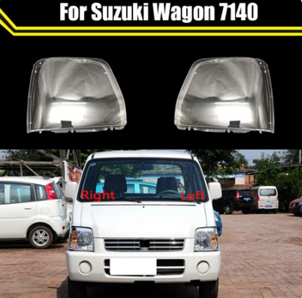 Auto Transparent Scheinwerfer Fall Für Suzuki Wagon 7140 Auto Front Glas Scheinwerfer Abdeckung Kopf Licht Objektiv Kappen Lampe Lampenschirm Shell