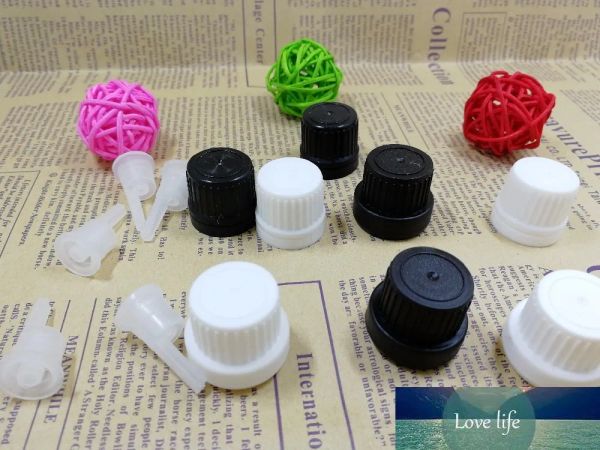 wholesale Tappo in plastica da 18 mm con tappo a goccia per bottiglia di olio essenziale Tappo antimanomissione a vite per bottiglia da 5 ml10ml15ml20ml30ml50ml100ml ZZ