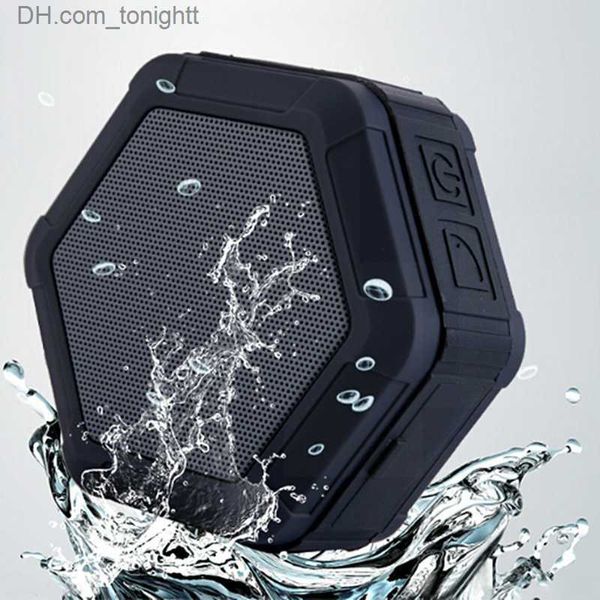 Alto-falantes portáteis Mini portátil à prova d'água sem fio Bluetooth Bass Speaker Subwoofer Altifalante estéreo para Android ou iOS Phone Q230904