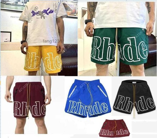 Designer-Shorts für Herren, Kapsel, Sommer, Strand, Mesh-Material, atmungsaktiv, Schweiß, locker, Fitness, Basketball, Herren, kurz, Schwarz, Größe M-3XL 3rea