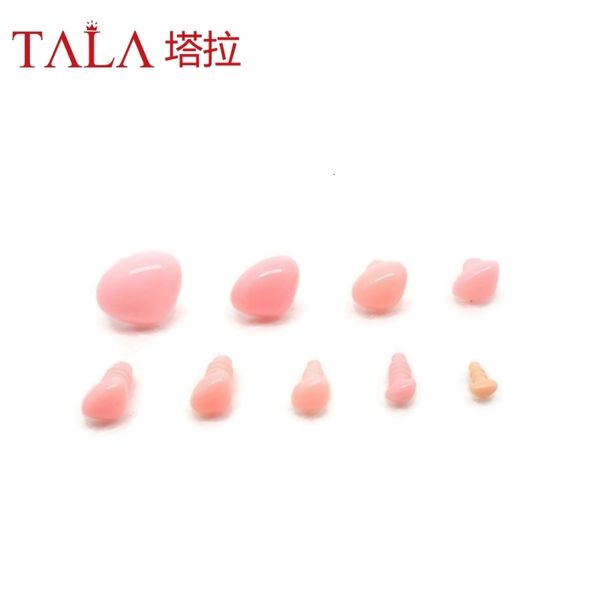 Acessórios de boneca 4.5mm6mm7mm8mm9mm10mm12mm15mm18mm nariz triangular de segurança rosa para urso de pelúcia acessórios de boneca diy 230904