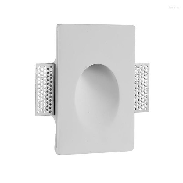 Lâmpada de parede moderna LED recesso gesso gesso corredor arandela luz sem dono sala de estar quarto sala de jantar decoração escada