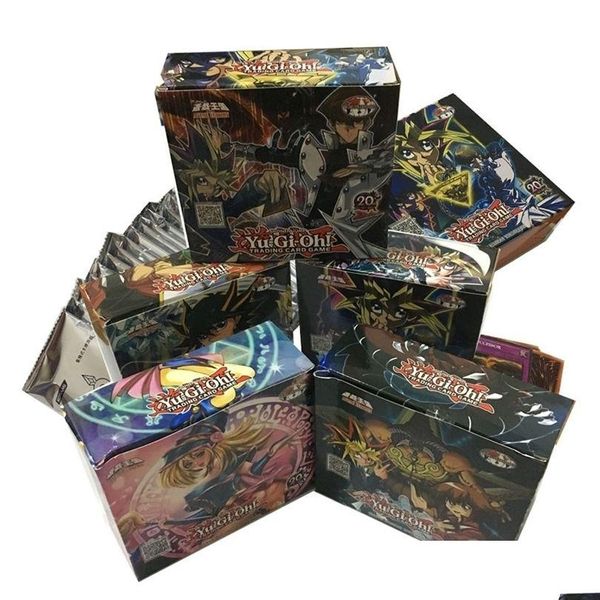 Jogos de cartas Yuh Legend Deck 240pcs / Set com caixa Yu Gi Oh Jogo Coleção Cartões Crianças Meninos Brinquedos para Crianças Figura Cartas Drop Delivery Dhiv0