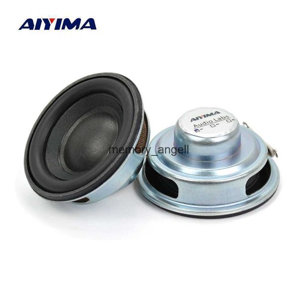 Alto-falantes portáteis aiyima 2 pçs mini alto-falantes de áudio 50mm 4 ohm 5w subwoofer multimídia portátil alto-falante amplificador de som alto-falante diy hkd230904