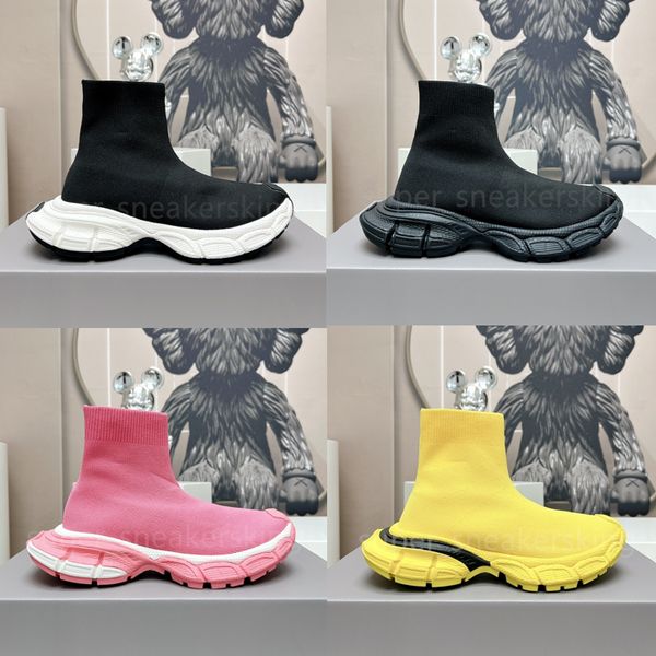 Designer-Stiefel 3XL Socken Schuhe Mesh Speeds Trainer Race Runners Männer Frauen Sneakers Plattform Casual Trainer