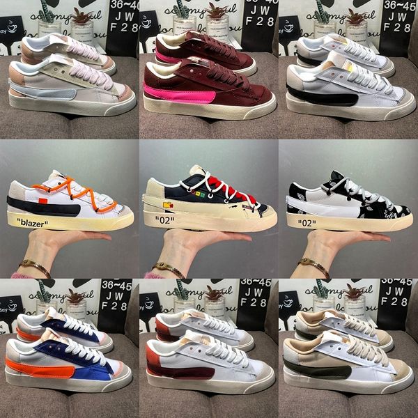 Scarpe da corsa basse in pelle scarpe classiche firmate sneakers da donna in pelle scamosciata nuove scarpe da skate alte da uomo moda graffiti scarpe casual stringate antiscivolo