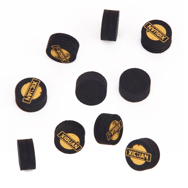 Accessori per biliardo 10 pezzi Nero a 5 strati in pelle Tavolo da biliardo Biliardo Stecca Punta 14mm Parte di riparazione Sostituzione Amico Regalo Gioco per interni ed esterni 230901