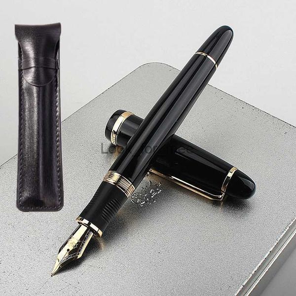 Penne stilografiche Jinhao X850 Penna stilografica Barilotto di rame Clip dorata Iraurita Pennino fine / medio per la scrittura Firma Ufficio Scuola HKD230904