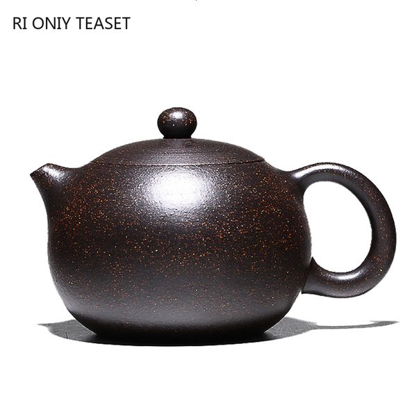 Wasserflaschen Yixing Lila Ton Teekanne Berühmte handgemachte Ball Loch Filter Xishi Teekanne Chinesische Zisha Set Wasserkocher Individuelle Geschenke 230901