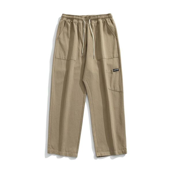 Pantaloni larghi da uomo Hip Hop Pantaloni casual alla moda Pantaloni comodi in cotone Palestre Pantaloni sportivi da jogging Maschile