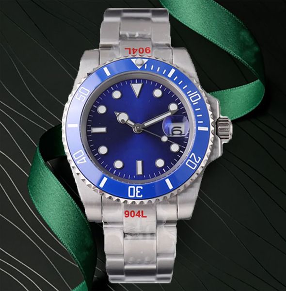 Relógios de luxo Design Mecânico Automático 8215 Movimento Submari Relógio Homens Relógio de Pulso Verde Azul Preto Rosto À Prova D 'Água Moda Relógios de Pulso Reloj Hombre