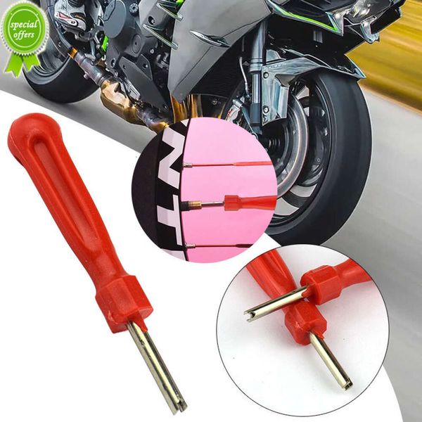 Nueva herramienta portátil de extracción de núcleo de válvula para bicicleta y motocicleta, destornillador, herramientas profesionales de reparación de neumáticos