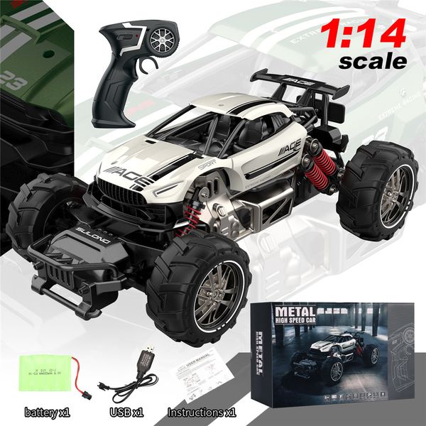 Großhandel Dual-Batterie RC Allradantrieb Fernbedienung Auto Berg Offroad Klettern 1:14 Legierung Hochgeschwindigkeits-Autorennen Rennjugend Geschenkspielzeug