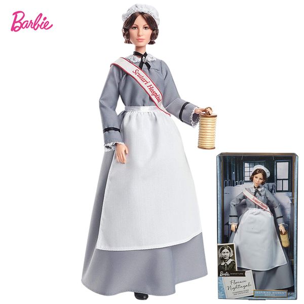 Puppen Inspirierende Frauen Serie Florence Nightingale Sammlerpuppe Krankenschwesteruniform Kleid Kinderspielzeug Mädchen Geburtstagsgeschenk GHT87 230904