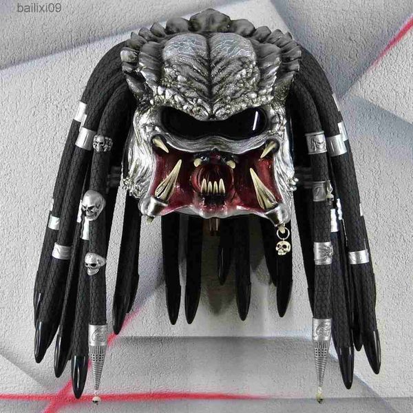 Máscaras de festa Filme Alien vs. Predator Máscara Horrível Monstro Máscaras Halloween Cosplay Adereços Tamanho Médio para Adultos T230905