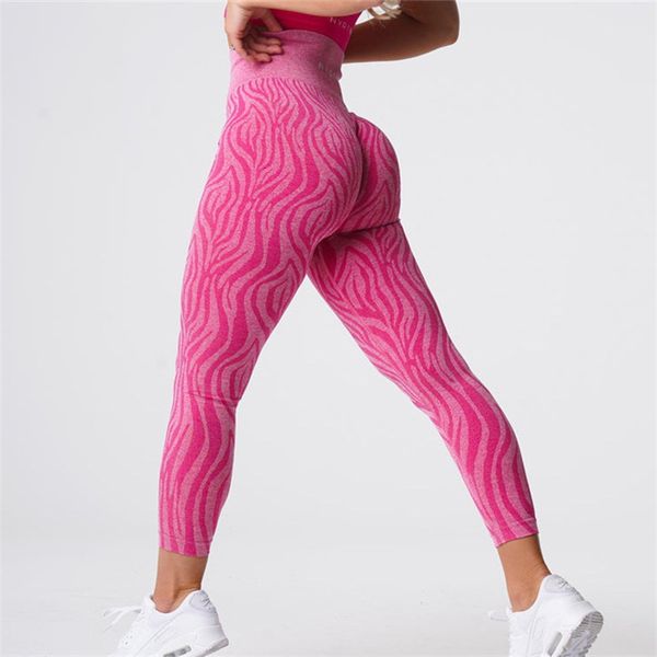 Damen-Leggings, Damen-Yoga-Leggings, Zebra-Muster, nahtlose Leggings, Nvgtn Marke, Damen, weiche Trainingsstrumpfhose, Fitness-Outfits, Yoga-Hosen, Fitnessstudio, Kleidung, XS 230905